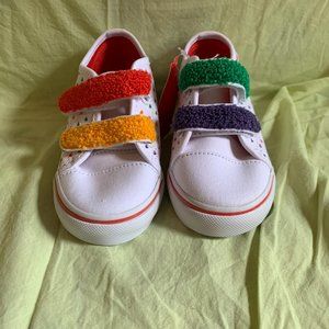 Vans Rainbow Heart Chenille Shoes - NIB